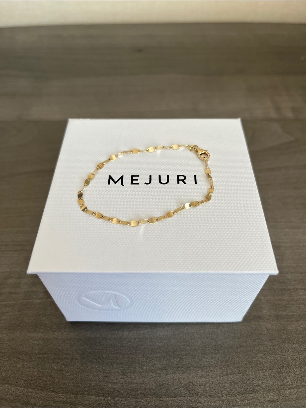 MEJURI ANCHOR CHAIN BRACELET